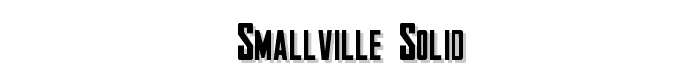 Smallville Solid font